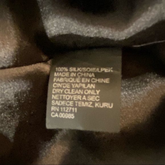 Jay Godfrey Open Slit Long Sleeve Chiffon Dress size 4 - Picture 12 of 15